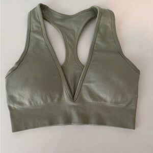 Women's Olive Green Sports Bra